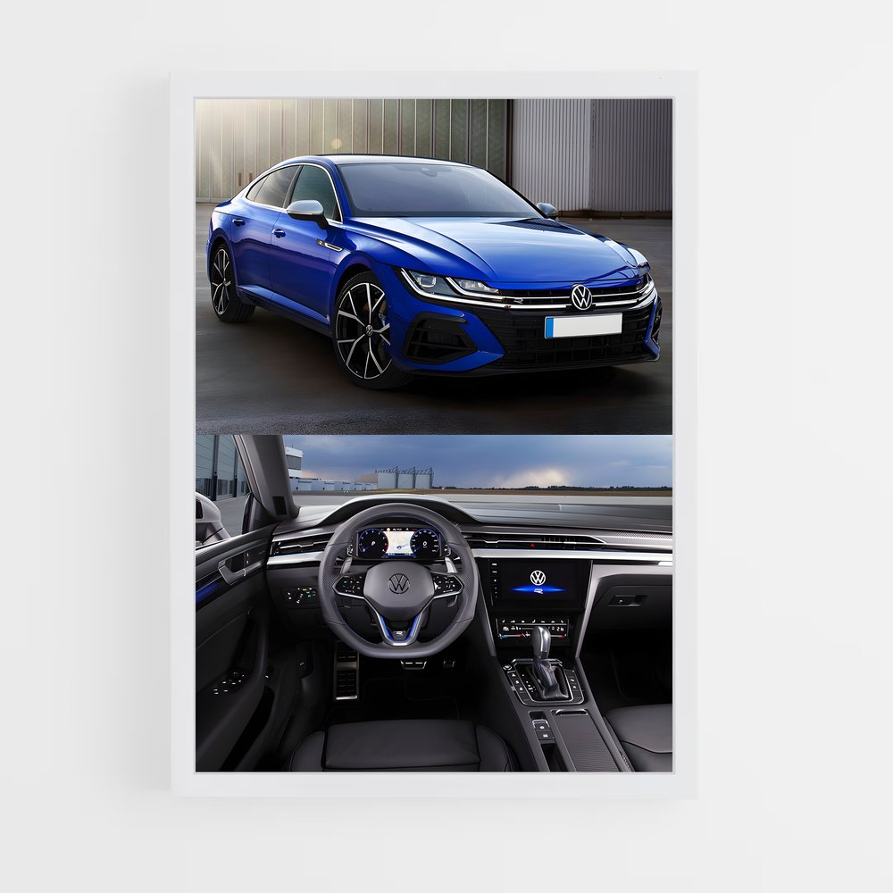 Poster Visionnaire Arteon – affiche Volkswagen (vue 3)